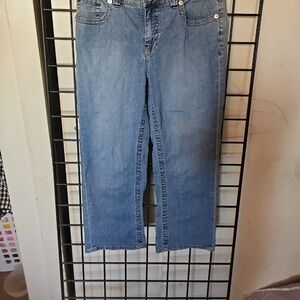 Christopher Blue Light Wash Wide Leg Jeans